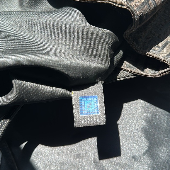 Fendi Tote Bag Brown Canvas - Picture 10 of 11